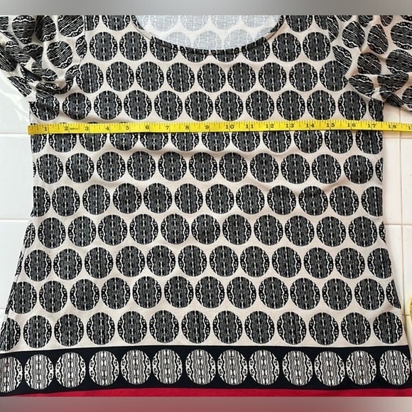 Chico’s Multicolor Polka Dot Blouse – Size 0 - Picture 5 of 6